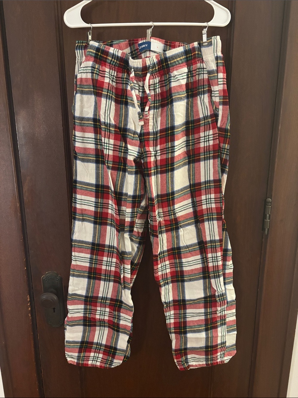 Old Navy Red White Plaid Flannel pajama Pants